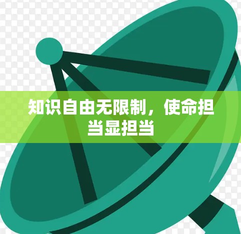 知识自由无限制，使命担当显担当