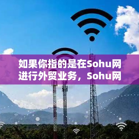 如果你指的是在Sohu网进行外贸业务，Sohu网作为一个国际化的互联网平台，可以作为你的外贸合作伙伴，帮助你开拓国际市场。以下是一些可能的建议和信息