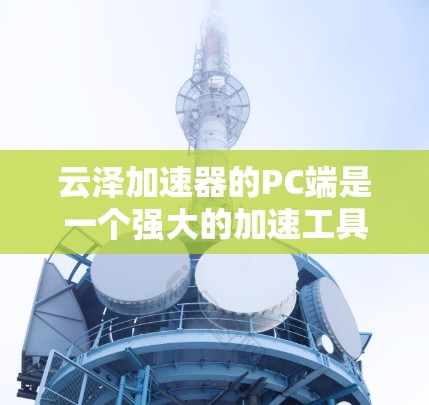 云泽加速器的PC端是一个强大的加速工具，旨在提升下载速度和处理资源。以下是对该工具的详细分析和总结