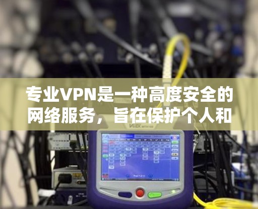 专业VPN是一种高度安全的网络服务，旨在保护个人和企业数据的安全。以下是关于专业VPN的详细总结
